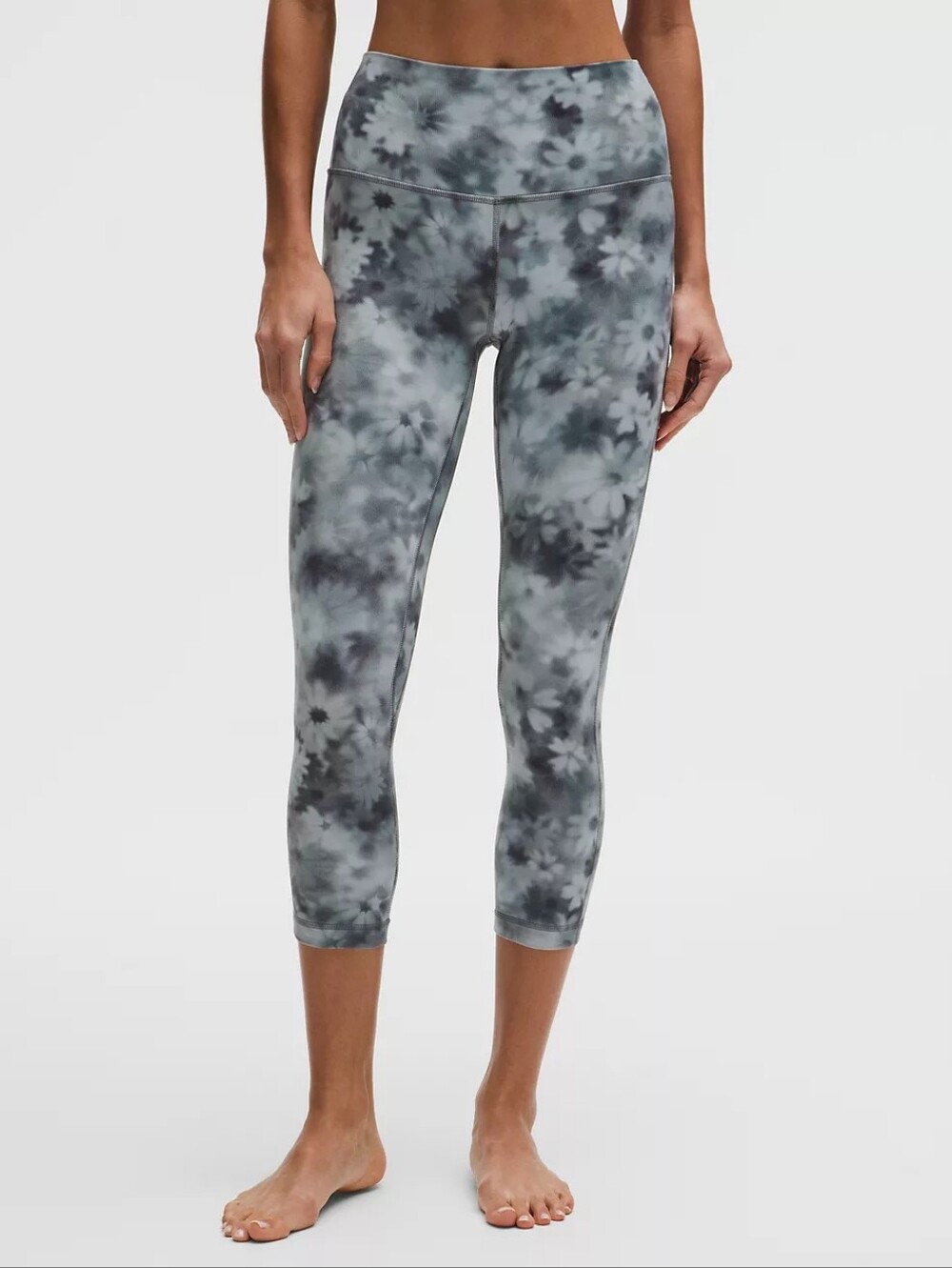 NWT lululemon Align High-Rise Crop 23" Meadow Haze Grey Multi SZ 2